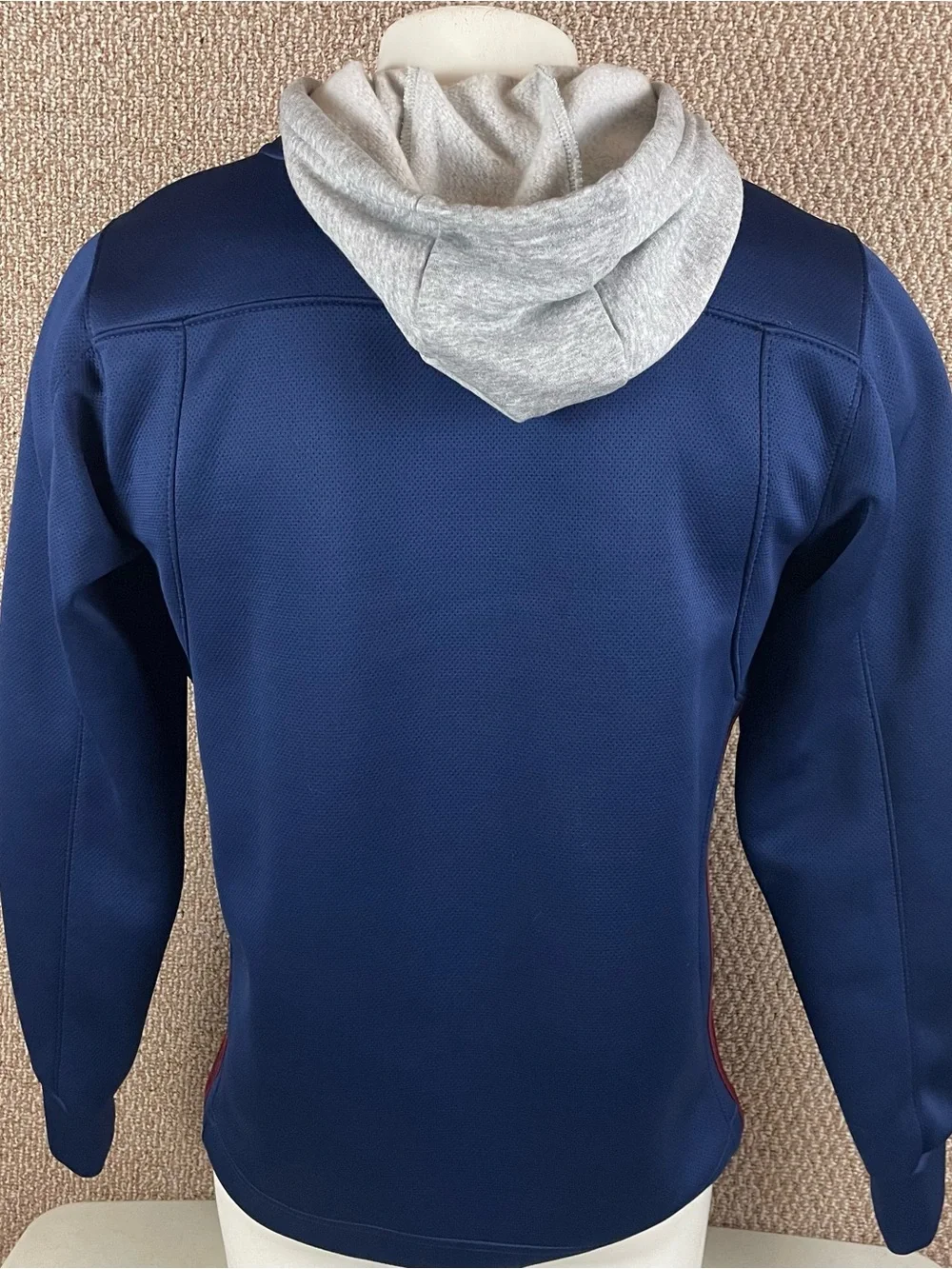 Colorado Avalanche Adidas Hoodie Men M Blue NHL Hockey Team Issued Pockets R1